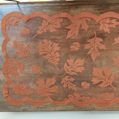 LOT 93RP: Seven Piece Country Style Fall/Halloween Decor Collection