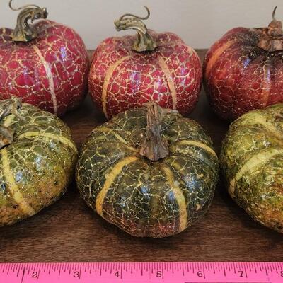 LOT 94RP: Eight Whimsical Fall/Halloween Holiday Decor Items