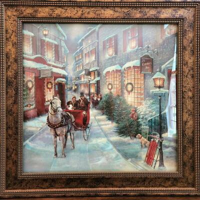 LOT 99RP: Beautiful Kirklands's "Christmas Memories" Framed Print