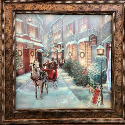 LOT 99RP: Beautiful Kirklands's "Christmas Memories" Framed Print