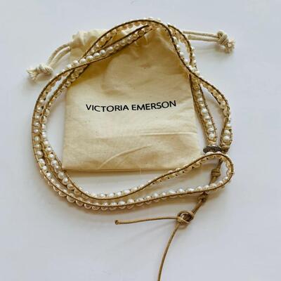 LOT 106R: Victoria  Emerson Pearl Wrap Bracelet
