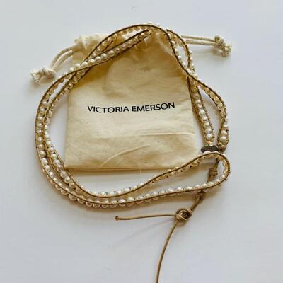 LOT 106R: Victoria  Emerson Pearl Wrap Bracelet