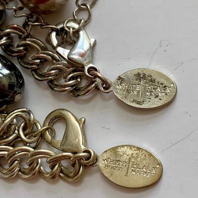 LOT 109R:  White House/Black Market Necklace & Bracelet Set