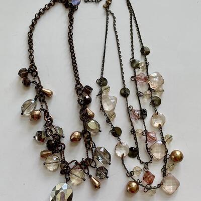 LOT 111R: Jeweled/Beaded Necklaces: White House/Black Market & More