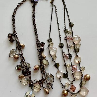 LOT 111R: Jeweled/Beaded Necklaces: White House/Black Market & More