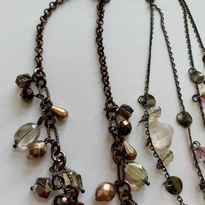 LOT 111R: Jeweled/Beaded Necklaces: White House/Black Market & More