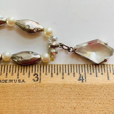 LOT 11R: Brighton Halo Anklet, Alex & Ann Bracelet, Jeweled Silvertone Bracelet