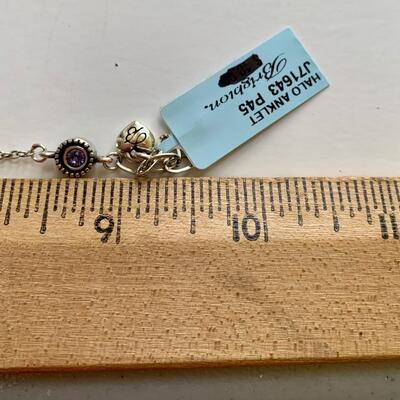 LOT 11R: Brighton Halo Anklet, Alex & Ann Bracelet, Jeweled Silvertone Bracelet