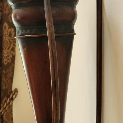 LOT 133RP: Rustic Metal Wall Vase