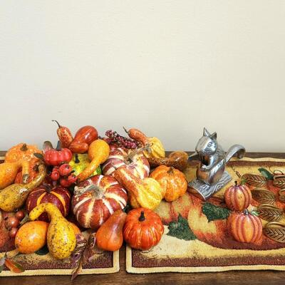 LOT 134RP: Huge Collection of Miscellaneous Fall Decor