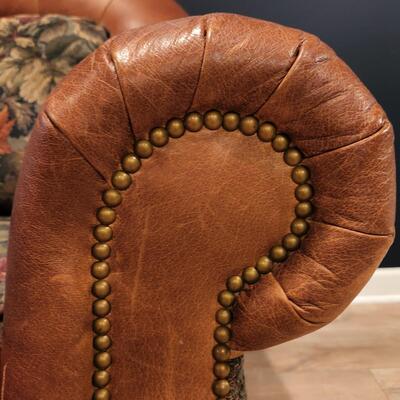 LOT 138RP: Clayton Marcus Aniline Leather Reversible Sofa