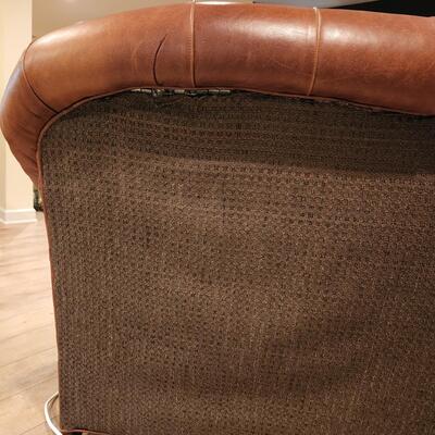 LOT 138RP: Clayton Marcus Aniline Leather Reversible Sofa
