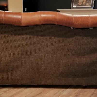 LOT 138RP: Clayton Marcus Aniline Leather Reversible Sofa