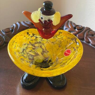 Murano Glass Clown Bowl 5