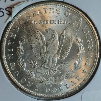 1904  O Morgan silver dollar
