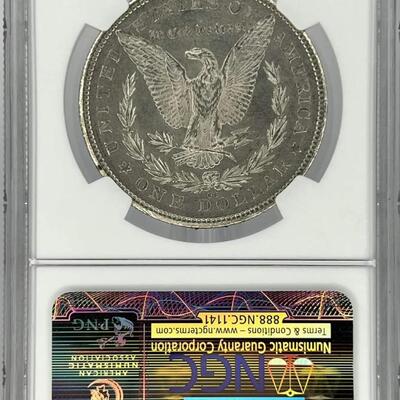 1878 CC Morgan silver dollar MS 63