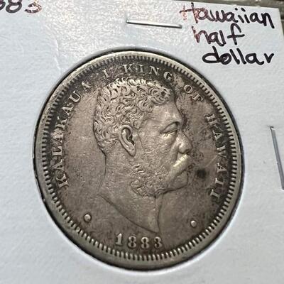 Rare 1883 Hawaiian  half dollar