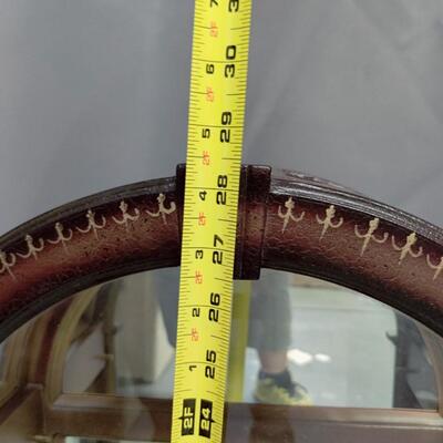 UNIQUE ARCHED TOP CURIO CABINET