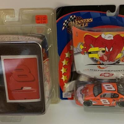 Dale Jr. Shot glass and Playing Card Gift set & Winner's Circle Nascar Dale Earnhart Jr #8- Looney Tunes