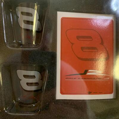 Dale Jr. Shot glass and Playing Card Gift set & Winner's Circle Nascar Dale Earnhart Jr #8- Looney Tunes