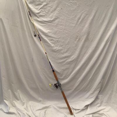 5372 Vintage Sears & Roebuck Penn Peerless #9 Reel Fishing Rod