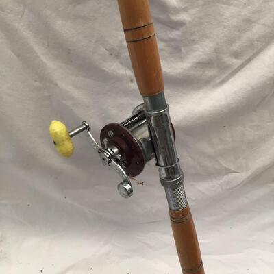 5372 Vintage Sears & Roebuck Penn Peerless #9 Reel Fishing Rod