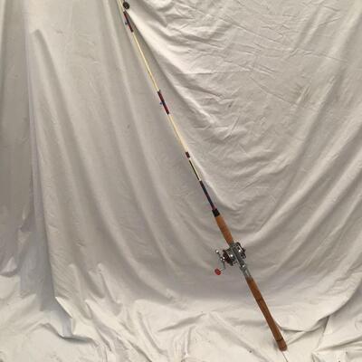 5373 Vintage Sears & Roebuck Penn Peerless #9 Reel Fishing Rod