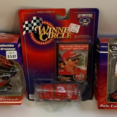 NASCAR Collectible Ornament #3 Dale Earnhardt & WINNERS CIRCLE 50TH ANNIVERSARY NASCAR DALE EARNHARDT & Nascar Collectible...