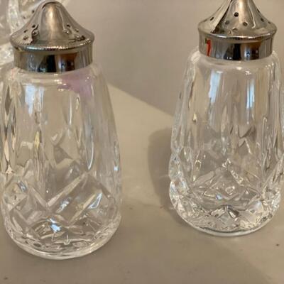 Waterford Salt and Pepper shakers