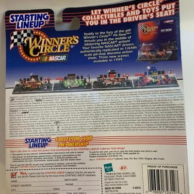Nascar Winners Circle Dale Earnhardt 1999 Series & Dale Earnhardt Action Figure + Card 1999 Winners Circle Starting Line Up & 1997...