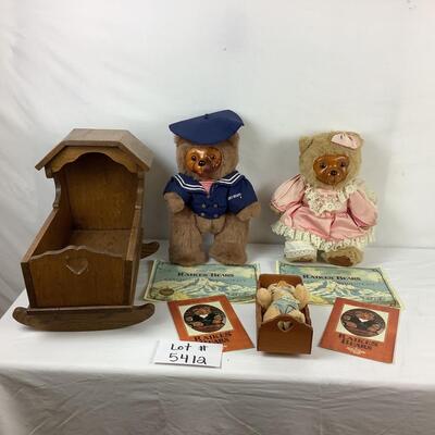 Lot. 5412. Three Raikes Bears ( two are Number and have Authenticity Certificates )