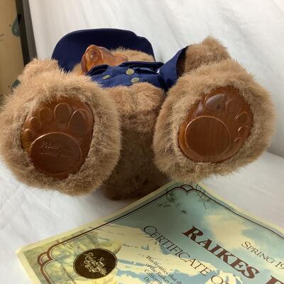 Lot. 5412. Three Raikes Bears ( two are Number and have Authenticity Certificates )