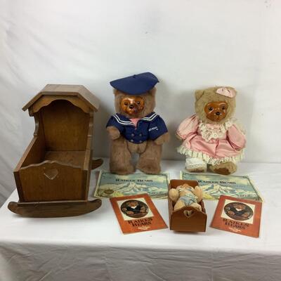 Lot. 5412. Three Raikes Bears ( two are Number and have Authenticity Certificates )
