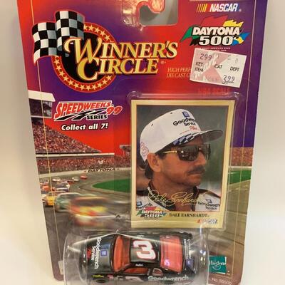 4 NASCAR Dale Earnhardt - 2 winnerâ€™s circle & 2 ornaments