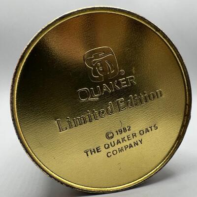 Retro The Quaker Oats Company Limited Edition Metal Tin Can
