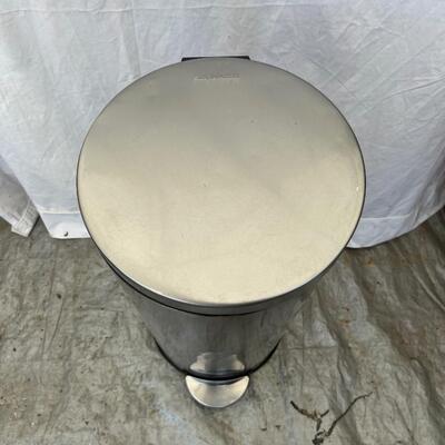 5442 Simple Human Stainless Wastebasket 30 liters