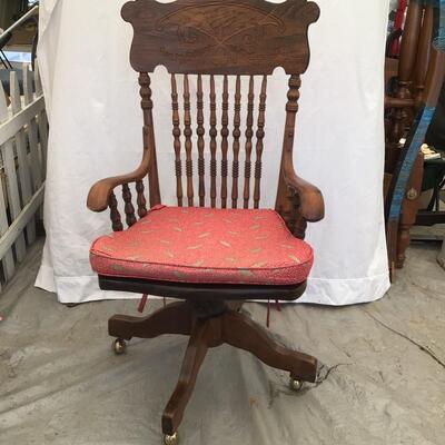 5430 Vintage Oak Adjustable Office Chair