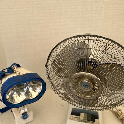 5443 Desk Fan and Vector Mega Sport Light