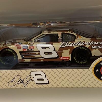 DALE EARNHARDT JR #8 Bud Camo / American Heroes 2007 Monte Carlo 1:24 ACTION 9â€ long approx