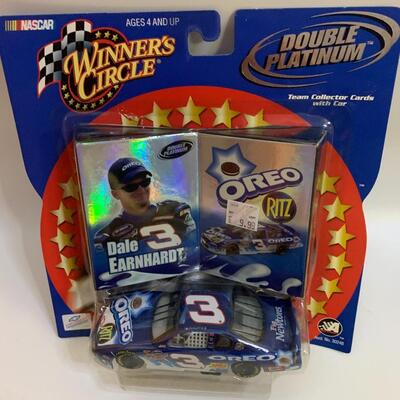 Dale Earnhardt JR #3 MONTE CARLO REMATCH OREO Winners Circle Double Platinum 5â€ long approx & Starting Lineup- Winner's Circle...