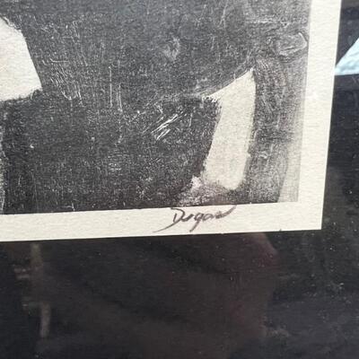 Signed Pencil Degas