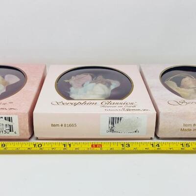 BEAUTIFUL SERAPHIM CLASSICS ORNAMENT LOT BY ROMAN INC.