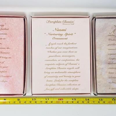 BEAUTIFUL SERAPHIM CLASSICS ORNAMENT LOT BY ROMAN INC.