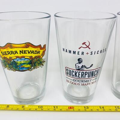 COLLECTIBLE LOT OF BEER GLASSES
