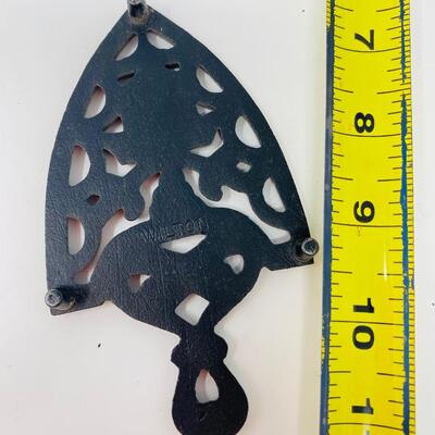 NEAT PAIR OF WILTON WROUGHT IRON TRIVETS