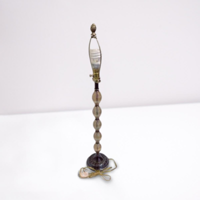 BEAUTIFUL VINTAGE JB PEACH LUSTER 3-WAY LAMP