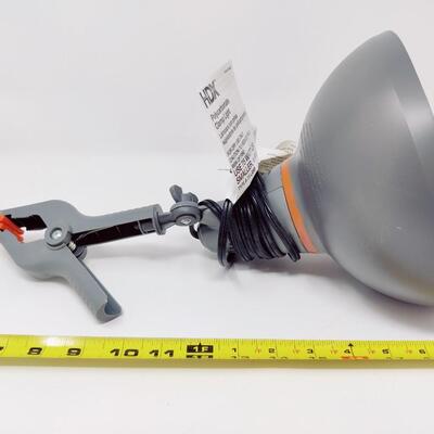 HDX POLYCARBONATE CLAMP LIGHT-NEW LOT #1