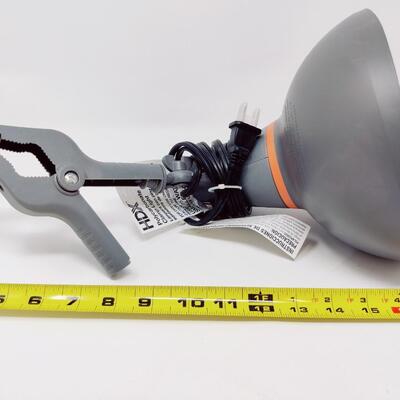 HDX POLYCARBONATE CLAMP LIGHT- NEW LOT #2