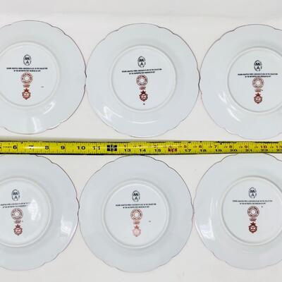 CLASSY LOT OF HAVILAND FRENCH LIMOGES FLORAL TEA CUPS AND SAUCERS FROM METROPOLITAN MUSEUM OF ART