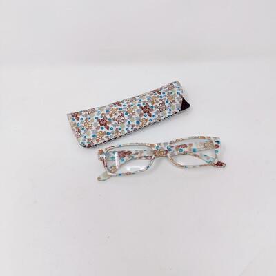TERRIFIC HAWAIIAN STYLE TASHON GLASSES AND MATCHING POUCH
